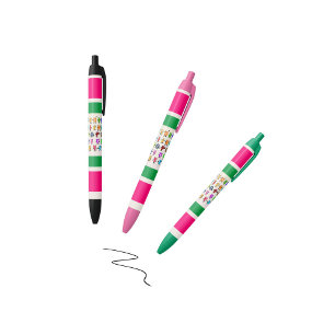 Bolígrafo De Tinta Negra Alfabeto de ABC