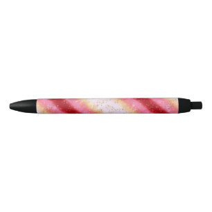 Bolígrafo De Tinta Negra Amanecer del Sakura Rosa de Caída