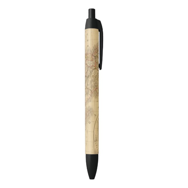 Bolígrafo De Tinta Negra America Central (Parte inferior (Vertical))