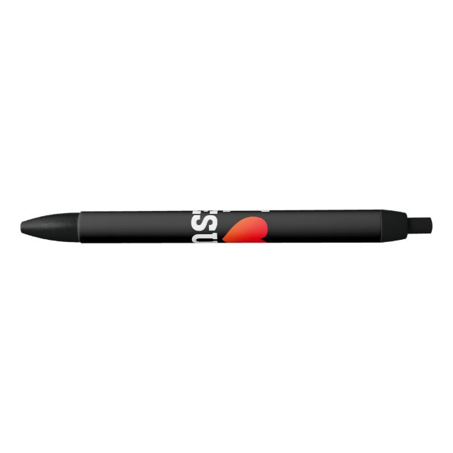 Bolígrafo De Tinta Negra Amo a Jesús (Anverso)