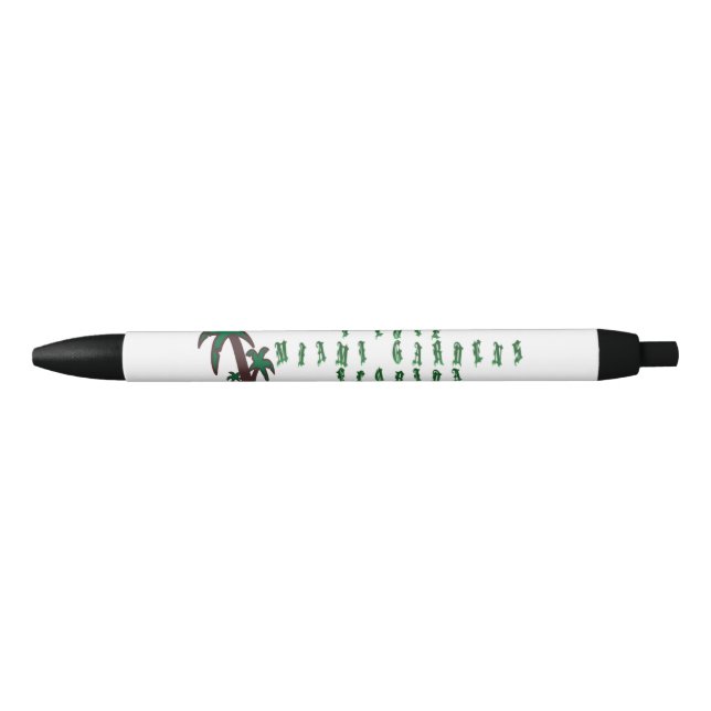 Bolígrafo De Tinta Negra Amo Miami Gardens Florida (Anverso)