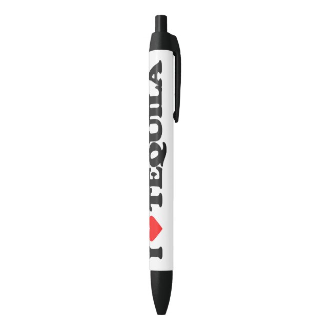 BOLÍGRAFO DE TINTA NEGRA AMO TEQUILA (Parte inferior (Vertical))