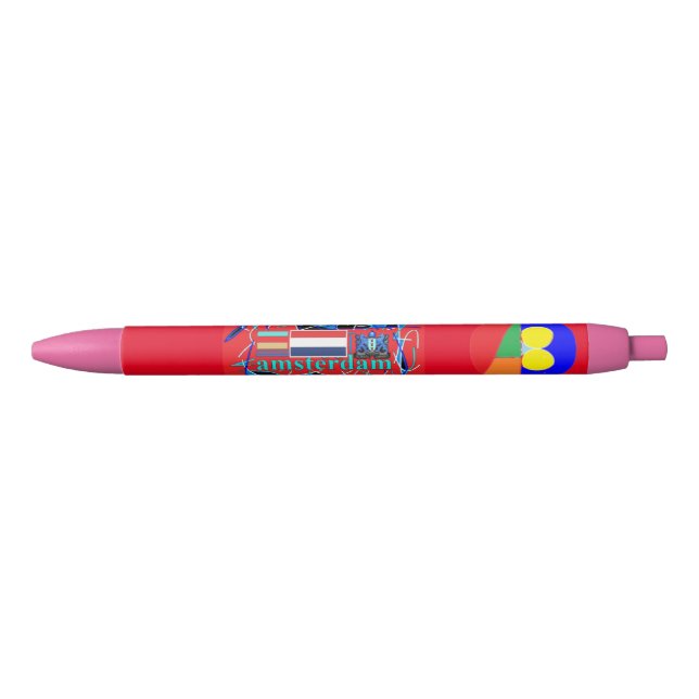 Bolígrafo De Tinta Negra Amsterdam 12 Stift (Anverso)