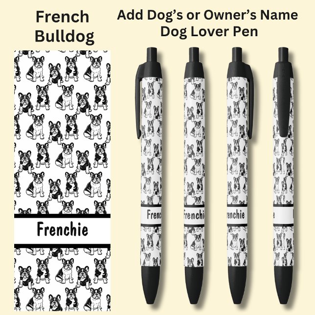 Bolígrafo De Tinta Negra Añadir el nombre del propietario o del perro, Bull (Subido por el creador)