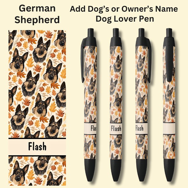 Bolígrafo De Tinta Negra Añadir el nombre del propietario o del perro, Past (Subido por el creador)