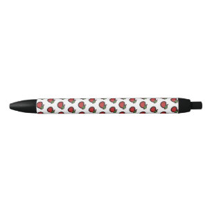 Bolígrafo De Tinta Negra Apple rojo