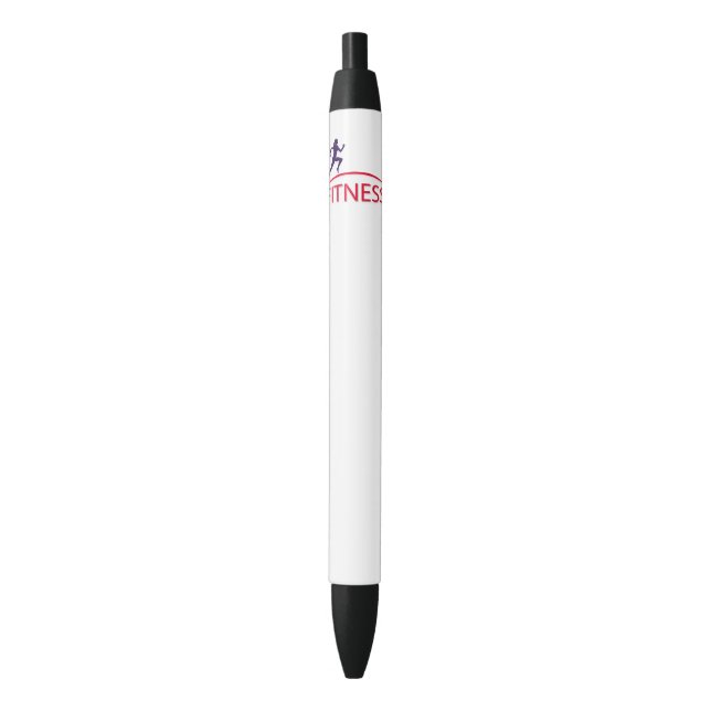 Bolígrafo De Tinta Negra Aptitud (Frente vertical)