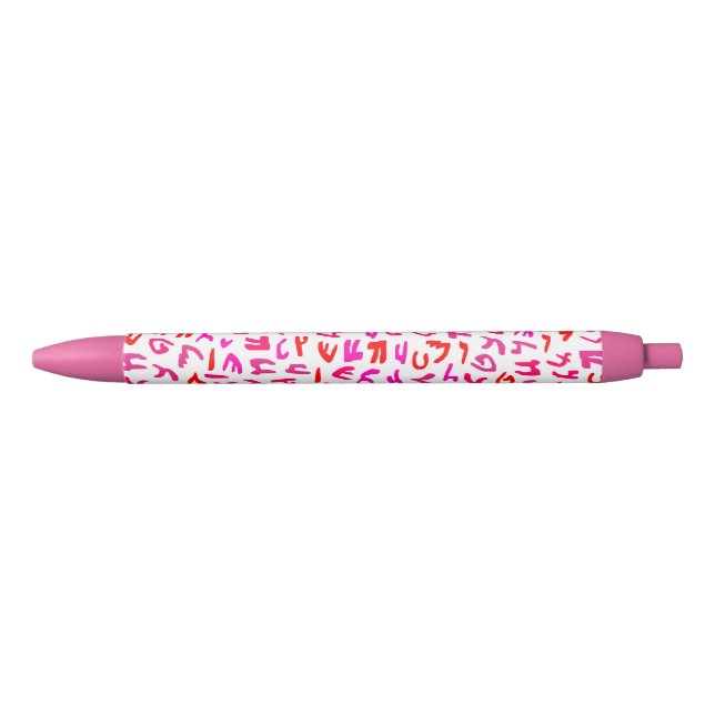 Bolígrafo De Tinta Negra Aramaico (Anverso)