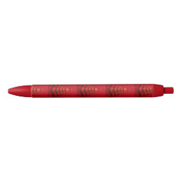 Bolígrafo De Tinta Negra Árbol de Navidad de Papel Fondo Rojo