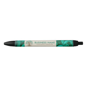 Bolígrafo De Tinta Negra Árbol dorado de la vida - hojas de yggdrasil - mal