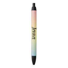 Bolígrafo De Tinta Negra Arcoíris-