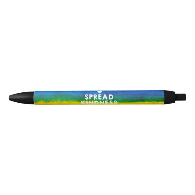 Bolígrafo De Tinta Negra Arcoiris generalizado (Anverso)