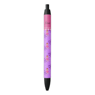 Bolígrafo De Tinta Negra Arcos en colores pastel personalizados de la