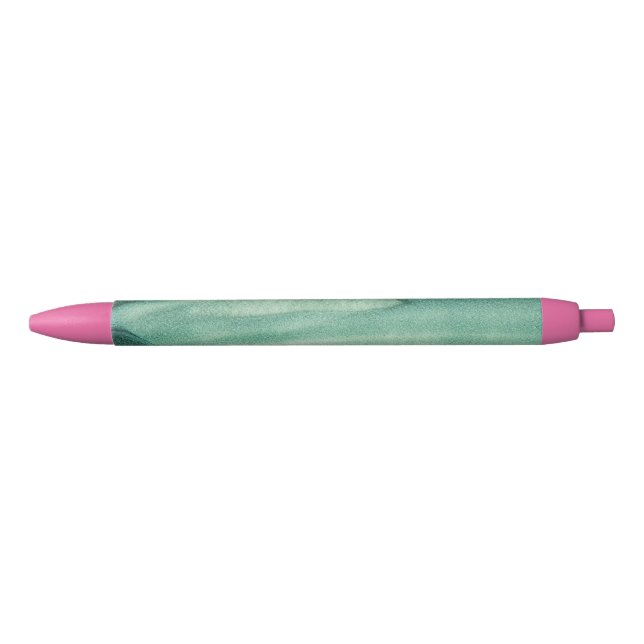 Bolígrafo De Tinta Negra Arena Verde (Anverso)