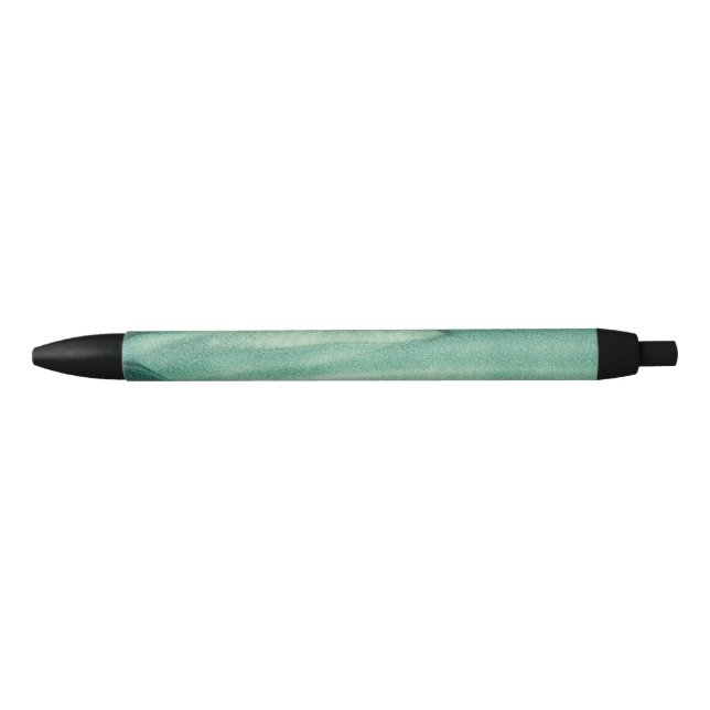 Bolígrafo De Tinta Negra Arena verde (Anverso)