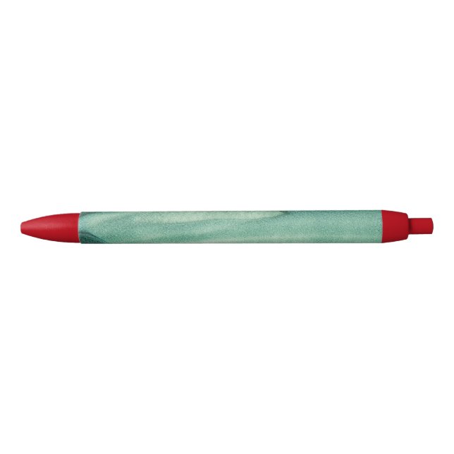 Bolígrafo De Tinta Negra Arena Verde (Anverso)