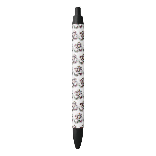 Bolígrafo De Tinta Negra Aro Mini Baloncesto (Frente vertical)