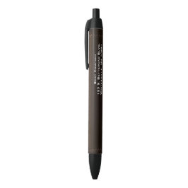 Bolígrafo De Tinta Negra Aspecto de cuero personalizado