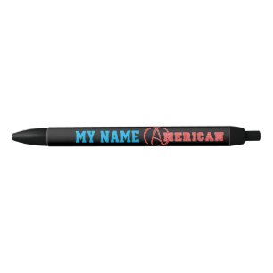 Bolígrafo De Tinta Negra Ateo Americano - Agregar tu nombre