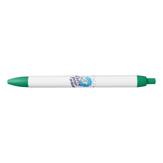 Bolígrafo De Tinta Negra Atrapar tu ola (Anverso)