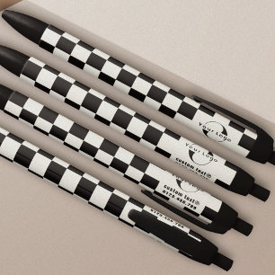 Bolígrafo De Tinta Negra Ausencia del logotipo de la empresa marca de la em