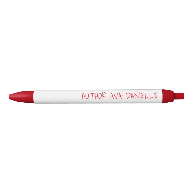 Bolígrafo De Tinta Negra Autor Ava Danielle (Anverso)