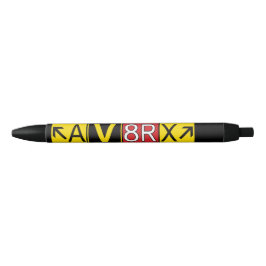 Bolígrafo De Tinta Negra Aviatrix - AV8RX -