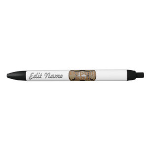 Bolígrafo De Tinta Negra Ayudante del sheriff del vintage