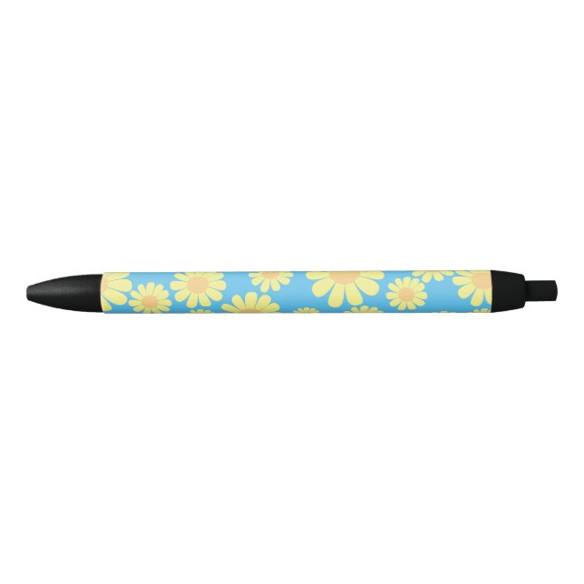 Bolígrafo De Tinta Negra Azul amarillo marrón (Anverso)