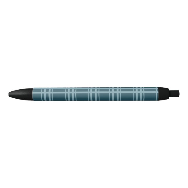 Bolígrafo De Tinta Negra Azul plano (Anverso)