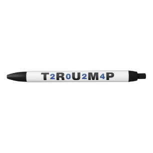 Bolígrafo De Tinta Negra Azul Trump 2024