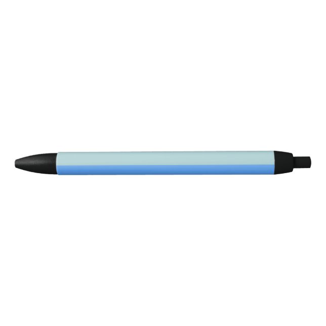 Bolígrafo De Tinta Negra Bandas azules (Anverso)