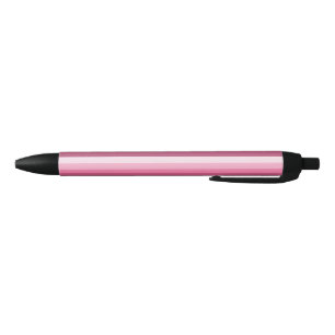 Bolígrafo De Tinta Negra Bandas de sombra rosadas
