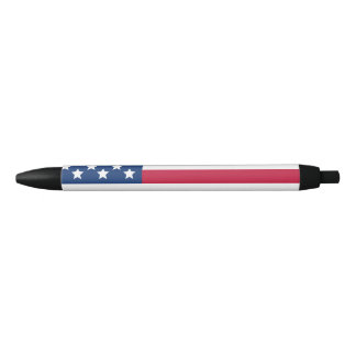 Bolígrafo De Tinta Negra Bandera Americana
