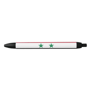 Bolígrafo De Tinta Negra Bandera antigua de Siria