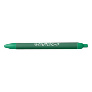Bolígrafo De Tinta Negra Bandera de Arabia Saudita