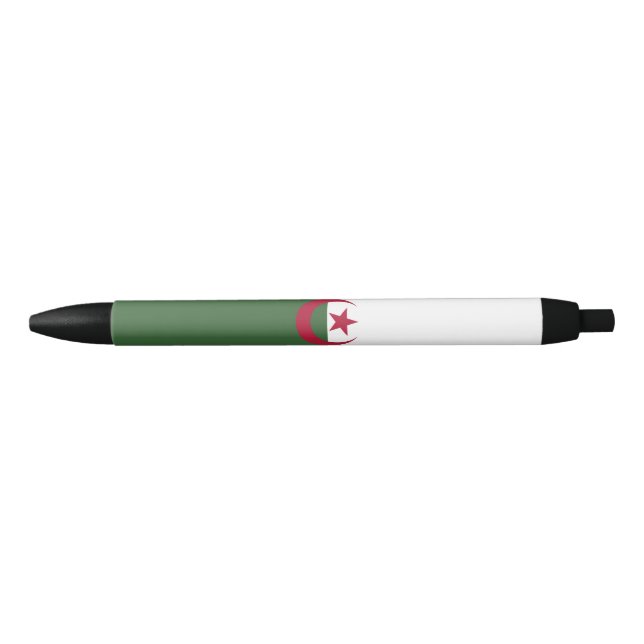 Bolígrafo De Tinta Negra Bandera de Argelia (Anverso)