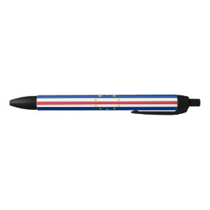 Bolígrafo De Tinta Negra Bandera de Cabo Verde