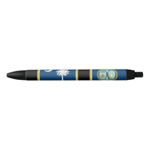 Bolígrafo De Tinta Negra Bandera de Carolina del Sur