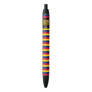 Bolígrafo De Tinta Negra Bandera de Chad cute patriótico