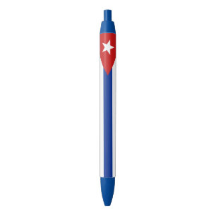 Bolígrafo De Tinta Negra Bandera de Cuba