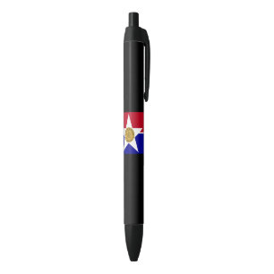 Bolígrafo De Tinta Negra Bandera de Dallas (Texas)