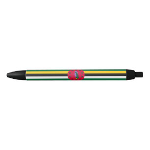 Bolígrafo De Tinta Negra Bandera de Dominica