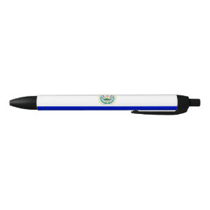 Bolígrafo De Tinta Negra Bandera de El Salvador