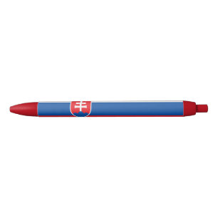 Bolígrafo De Tinta Negra Bandera de Eslovaquia