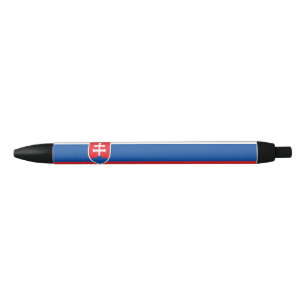 Bolígrafo De Tinta Negra Bandera de Eslovaquia
