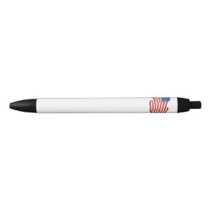 Bolígrafo De Tinta Negra Bandera de Estados Unidos