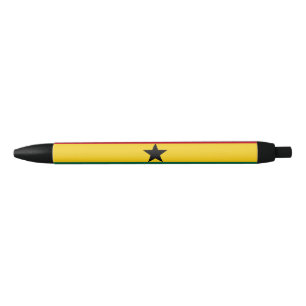 Bolígrafo De Tinta Negra Bandera de Ghana