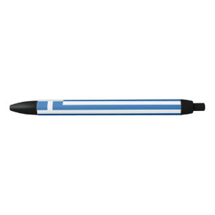 Bolígrafo De Tinta Negra Bandera de Grecia