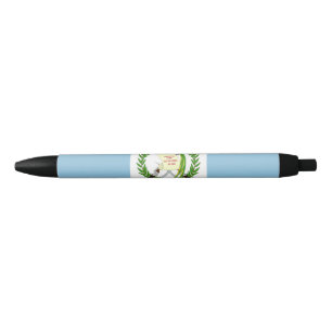Bolígrafo De Tinta Negra Bandera de Guatemala